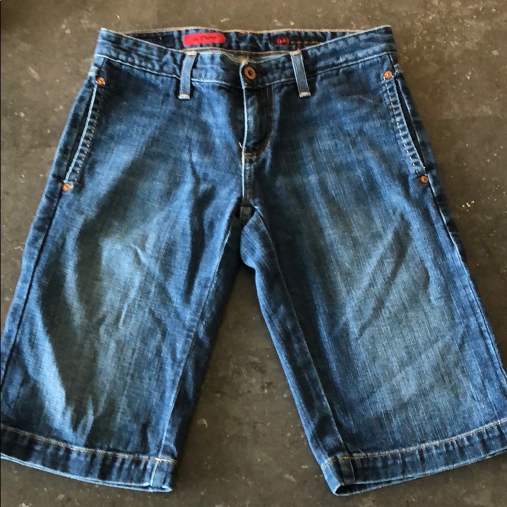 AG “ the Dione” Bermuda jean shorts